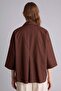 100% Cotton Relax Fit Classic Collar Flared Long Sleeve Shirt G0143Ax25Au - 4