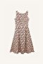 Polka Dot Sleeveless Midi Dress G0670Ax25Sm - 4