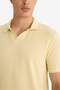 Regular Fit Polo Neck Bubble Short Sleeve T-Shirt F6265Ax25Sm - 5