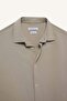 100% Cotton Regular Fit Polo Collar Long Sleeve Basic Shirt E7741Ax25Au - 8