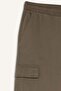 Regular Fit Belted Lace-Up Cargo Pocket Jogger Pants F4681Ax26Au - 8