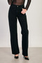 Women's J63 Baklava Stone Printed Palazzo Jean Trousers - Black - 2