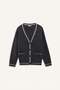 Oversized Wide Fit V-Neck Buttoned Cardigan F9556Ax25Wn - 7