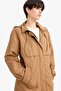Water-Repellent Hooded Zip-Up Long Raincoat E8554AX25AU - 8