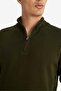 Standard Fit Zippered Neck Knit Sweater F5095AX25AU - 5