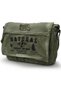 4028 Khaki Green Casual Shoulder Bag Canvas Messenger 15.6 Inch Laptop School Travel Daily Vintage Retro