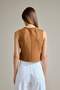Buttoned Crop Suede Vest G2852Ax25Au - 6