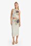 Normal Waist Floral Tulle Midi Pencil Skirt G1192Ax25Hs - 3