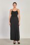 Women's wide leg trousers skirt - black - 2