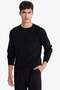 Standard Fit Crew Neck Basic Long Sleeve Knit Sweater A8458Ax25Wn - 3