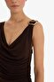 Regular Fit Sleeveless Midi Dress F9240Ax25Au - 4
