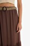A-Line Crinkle Viscose Skirt F9647Ax25Au - 5