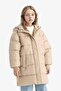 Water Repellent Waterproof Hooded Zippered Parka Girl Child E7031A825Au - 3