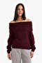 Regular Fit Open Shoulder Knitwear Sweater F3029Ax25Wn - 5