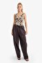 Baggy Fit Gabardine Trousers F7809Ax25Au - 5