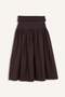 A-Line High Waist Poplin Midi Skirt F7993Ax25Au - 8