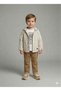 Boy's 3-Piece Set Hooded Muslin Shirt Holiday 3-Piece Set