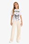 Elastic Waist Wide Leg Sweatpants for Girls E1836A825Au - 4