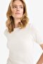 Regular Fit Crew Neck Short Sleeve Knitwear Sweater E6810Ax25Au - 4