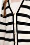 Regular Fit V Neck Striped Buttoned Tunic Knitwear Cardigan D2445Ax25Au - 5