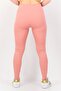 Women Tight Fit Training Leggings, Peach - 2
