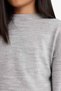 Oversize Wide Fit Crew Neck Knitwear Sweater Girls E7739A825Au - 5