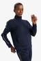 Warmtech Standard Fit Mock Neck Soft-Fleece Lined Zipped Cardigan F3844AX25AU - 4