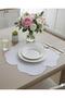 2 Pcs Daisy Embroidered Linen American Tablecloth Special Stain-Proof Fabric - 2