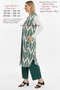 Plus Size Women's Summer Sweat-Proof Hijab Pants with Belt Pocketed Vest Two-Piece Khaki Mother Set - 2