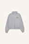 Relax Fit Half Turtleneck Printed Thick Zipper Sweatshirt F7890Ax25Au - 3