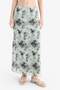 A Form Patterned Regular Waist Combed Cotton Lining Tulle Maxi Skirt D7077Ax25Au - 4