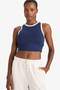 Crop Crew Neck Sports Athlete Tank Top E7723Ax25Au - 4