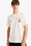 100% Cotton Regular Fit Crew Neck Printed Short Sleeve T-Shirt F9497Ax25Hs - 3