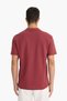 Regular Fit Polo Neck Textured Waffle Fabric Short Sleeve T-Shirt F0315AX25AU - 6