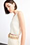 V-Neck Crop Strap Knitwear Tank Top F7499Ax25Sm - 5