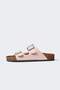 Women's Double Striped Flat Sole Slippers F7557Ax25Hs - 2