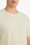 Regular Fit Crew Neck Textured Short Sleeve T-Shirt F8480Ax25Au - 5