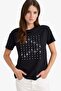 100% Cotton Relax Fit Printed Combed Cotton T-Shirt F8462Ax25Au