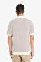 Buttoned Striped Knitwear Polo Shirt F2729Ax25Au - 7