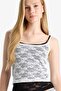 Fitted Lace Tank Top F7825Ax25Au - 4