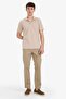 Regular Fit Regular Cut Pocketed Straight Leg Chino Trousers D7349Ax25Au - 3
