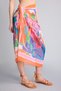 Regular Fit Tropical Patterned Chiffon Pareo E8219Ax25Hs - 3