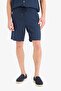 Relax Fit Waist Lace-Up Linen Blend Bermuda Shorts D9913Ax25Au - 3