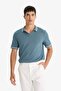 Regular Fit Polo Neck Bubble Short Sleeve T-Shirt F6265Ax25Sm - 3