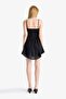 Coool Strap Voile Mini Black Dress F7671Ax25Sm - 7