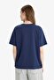 Oversize Crew Neck Printed Short Sleeve T-Shirt F8832Ax25Au - 6
