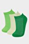 Women's 3-Pack Cotton Booties Socks F5430Axns