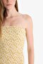 Strapless Floral Mini Dress F5115Ax25Sm - 4