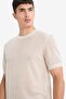 Standard Fit Crew Neck Knitwear Short Sleeve T-Shirt E3255Ax25Sm - 4