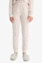 Dog Printed Long-Sleeve Top Patterned Long Bottom Pajama Set Girls F1084A825AU - 6